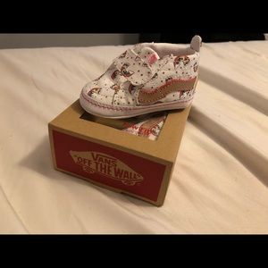 Vans “Off The Wall” Sk8 Hi Crib Shoes